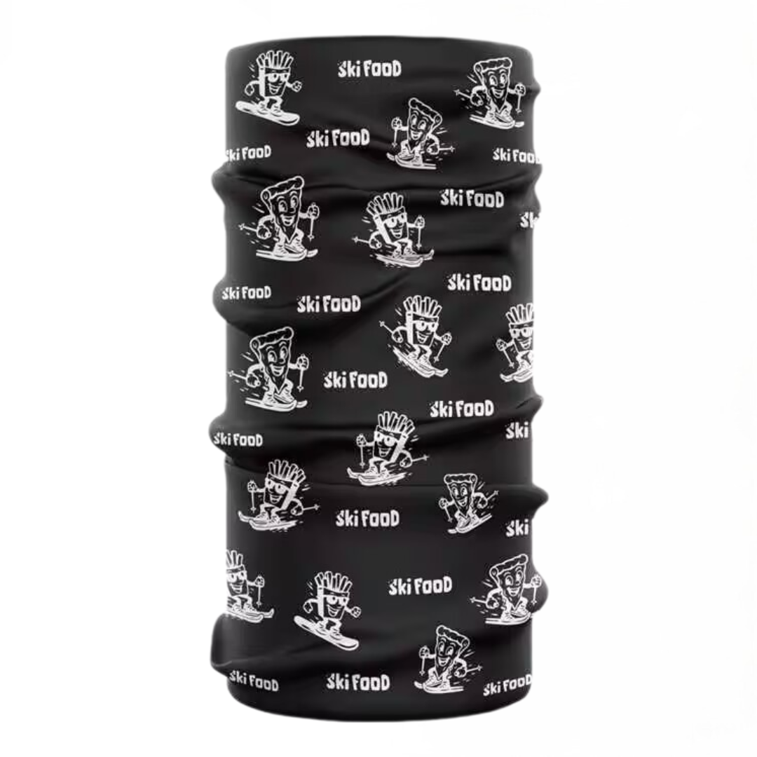 SkiFood Milk Fiber Ski Buff – Eco-Friendly, Ultra-Soft Neck Gaiter for Skiing, Snowboarding & Winter Adventure