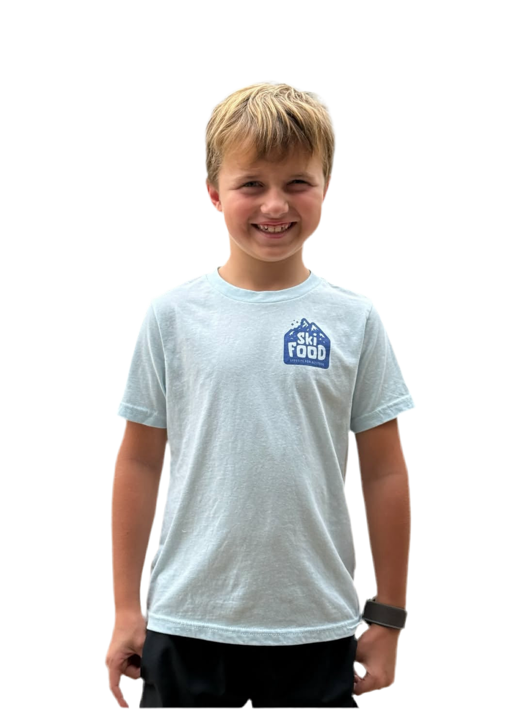 SkiFood Youth Tee – Ultra-Soft Cotton Blend T-Shirt for Chill & Adventure