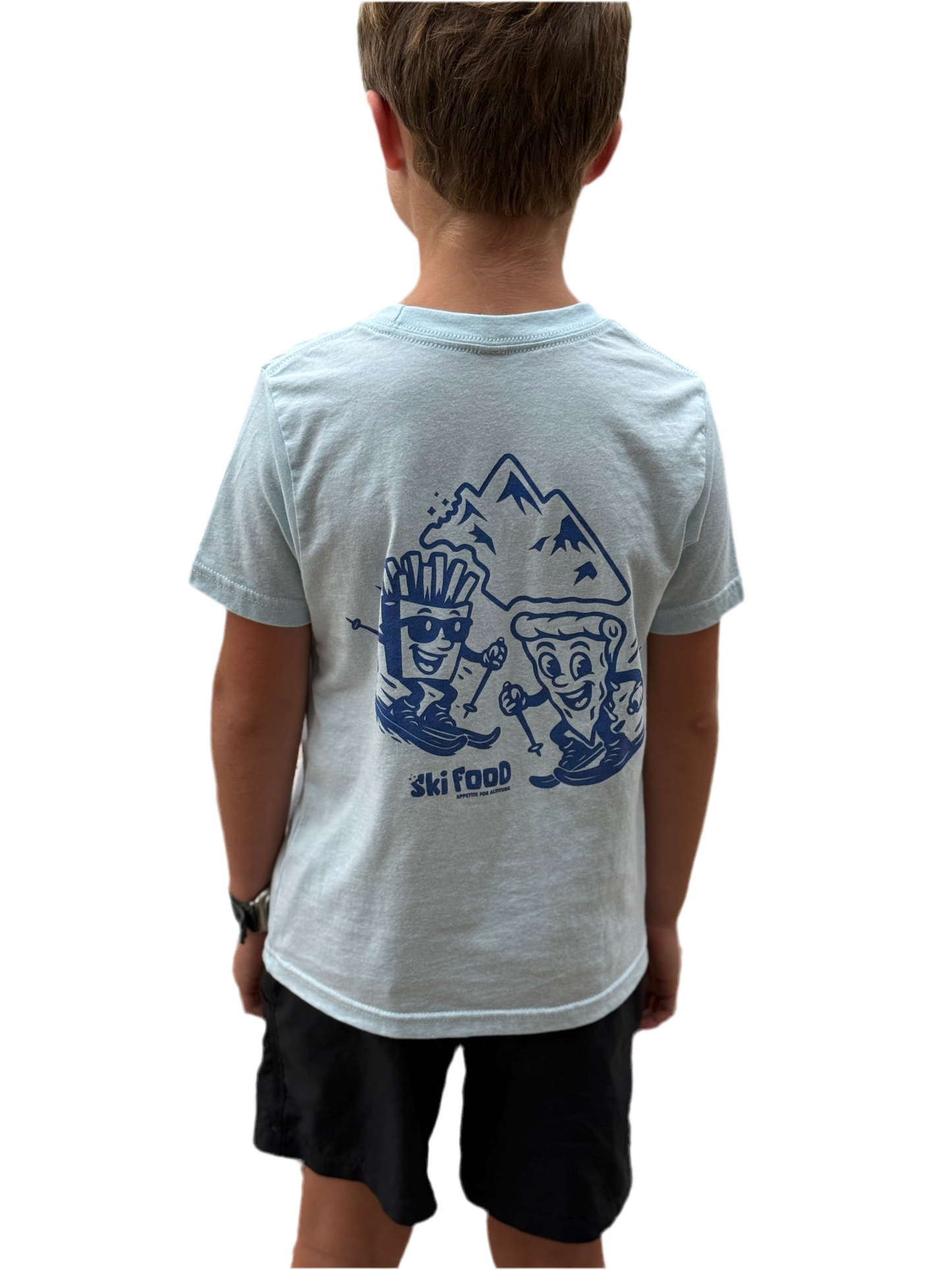 SkiFood Youth Tee – Ultra-Soft Cotton Blend T-Shirt for Chill & Adventure