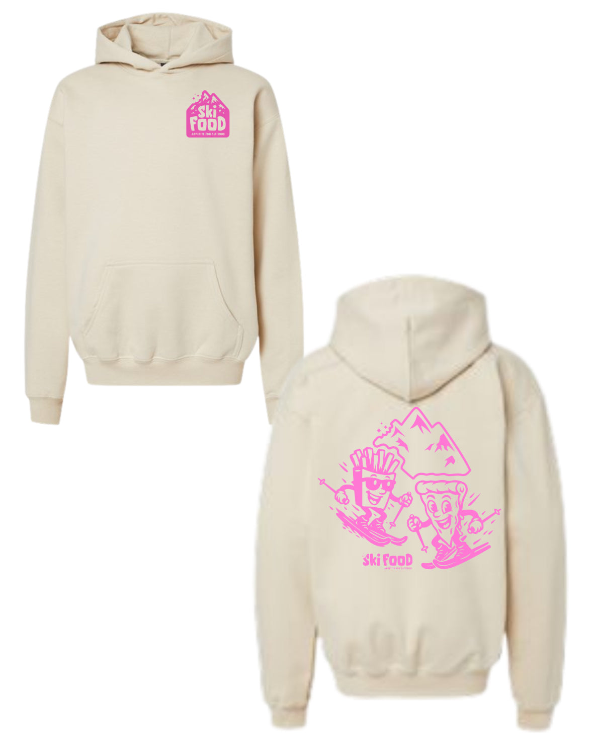 SKIFOOD Youth Ski & Snowboard Hoodie – Powder Days to Skate Park Afternoons Sustainable Fleece