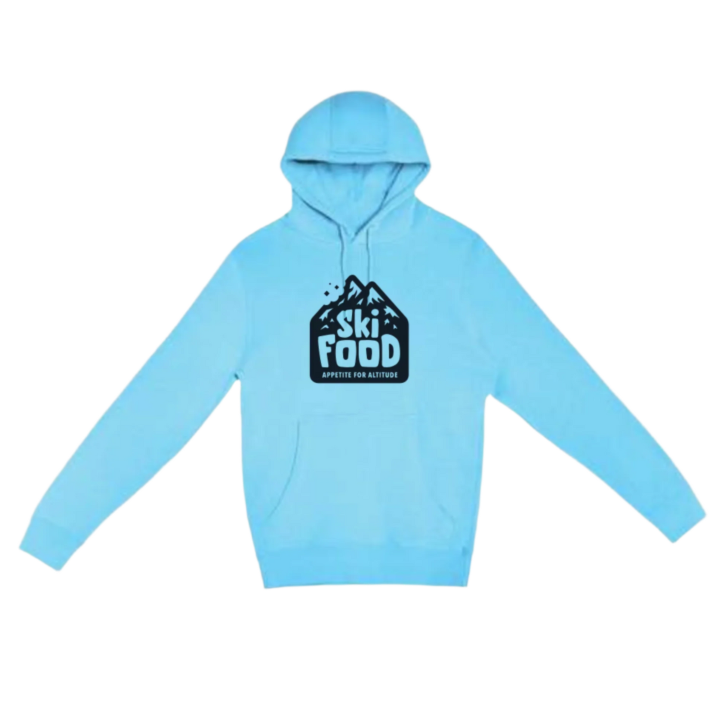 SkiFood Classic Hoodie – Eco Fleece Pullover for Chill Days & Mountain Vibes