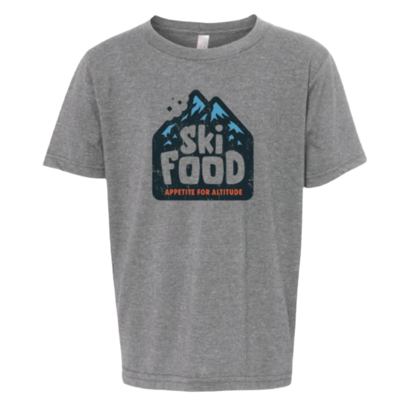 SkiFood Youth Tee – Ultra-Soft Cotton Blend T-Shirt for Chill & Adventure