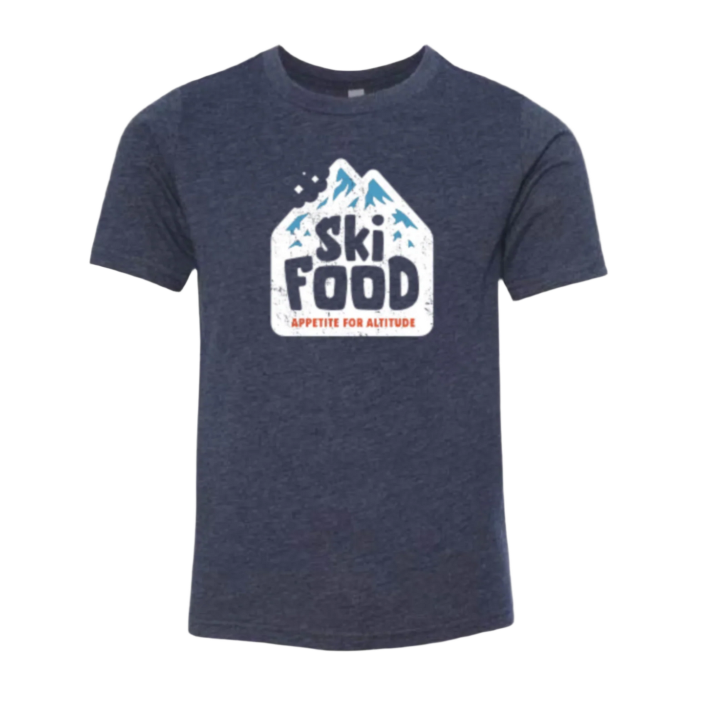 SkiFood Youth Tee – Ultra-Soft Cotton Blend T-Shirt for Chill & Adventure