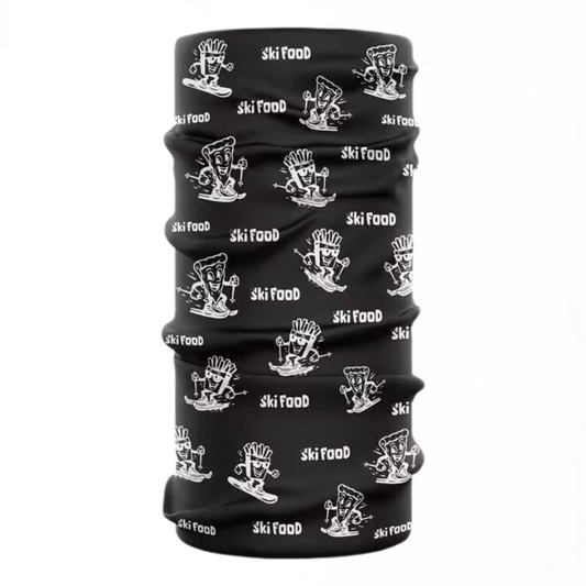 SkiFood Milk Fiber Ski Buff – Eco-Friendly, Ultra-Soft Neck Gaiter for Skiing, Snowboarding & Winter Adventure