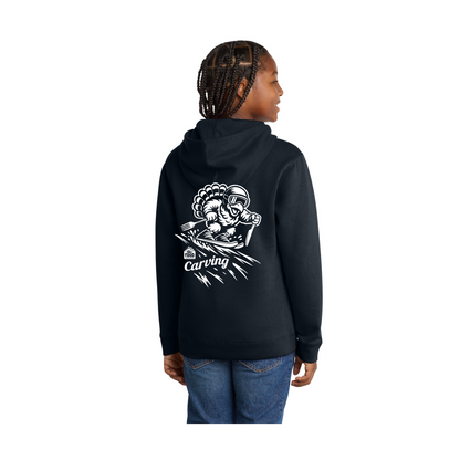 Youth Hoodie | Carve like TURNZ the TURKEY