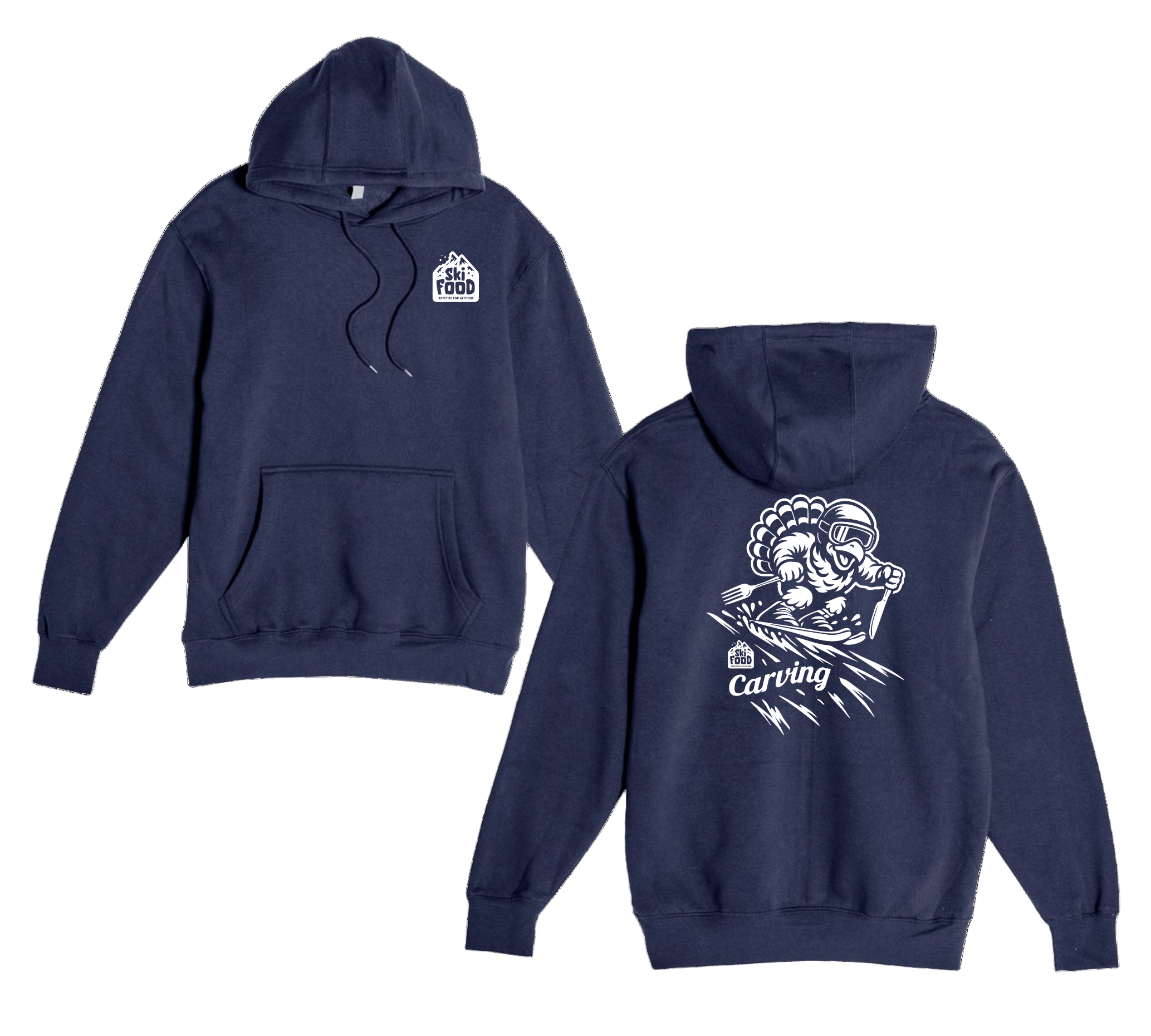 Adult Hoodie I Carve like TURNZ the TURKEY