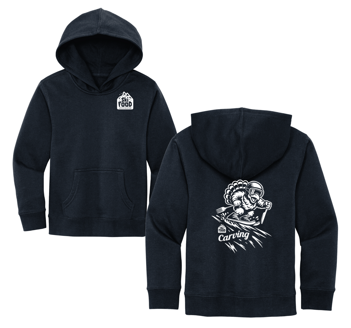 Youth Hoodie | Carve like TURNZ the TURKEY