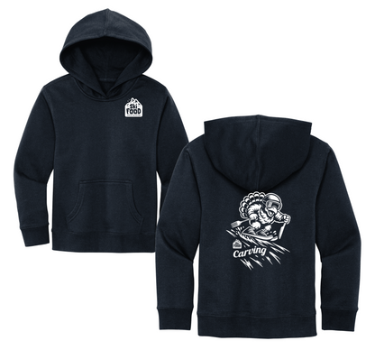 Youth Hoodie | Carve like TURNZ the TURKEY