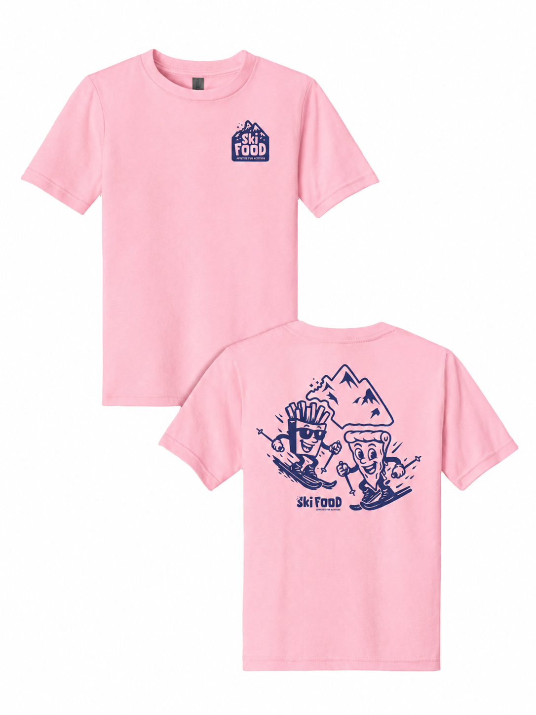 pizza french fries T-shirts Unisex
