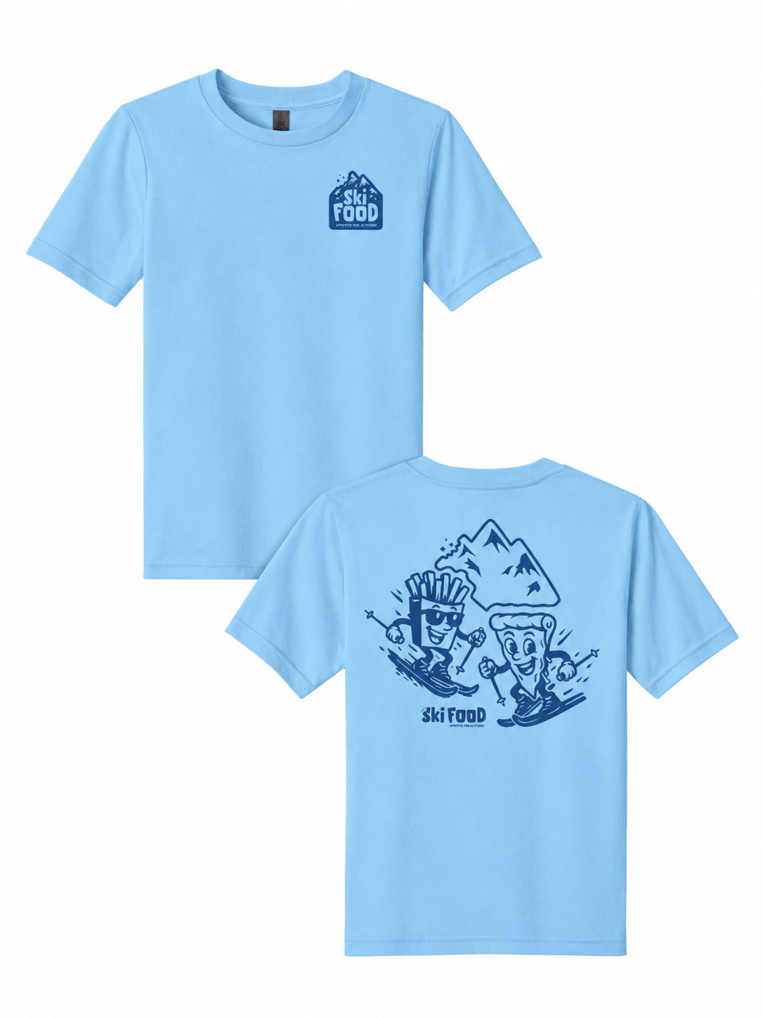 pizza french fries T-shirts Unisex