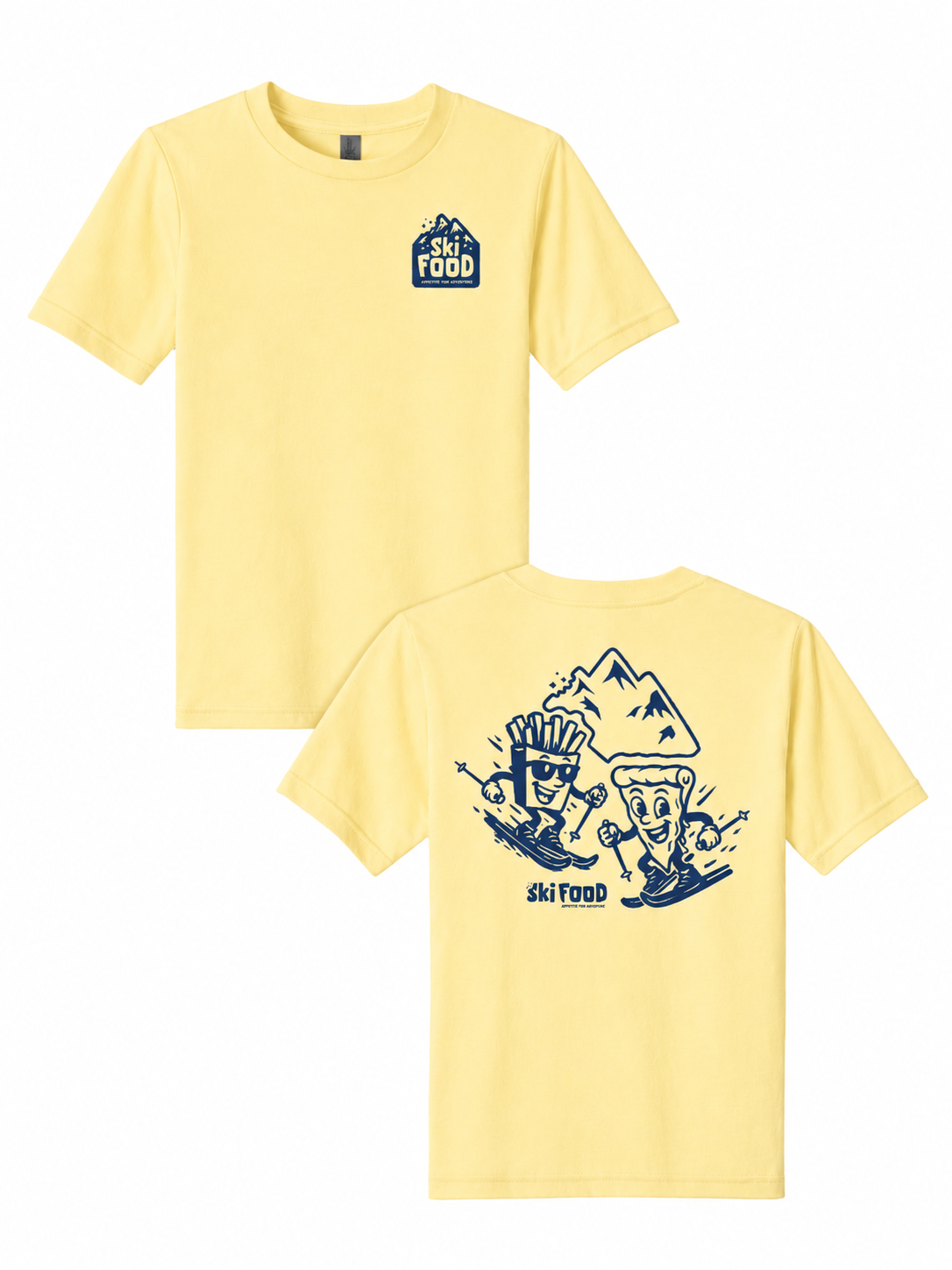 pizza french fries T-shirts Unisex