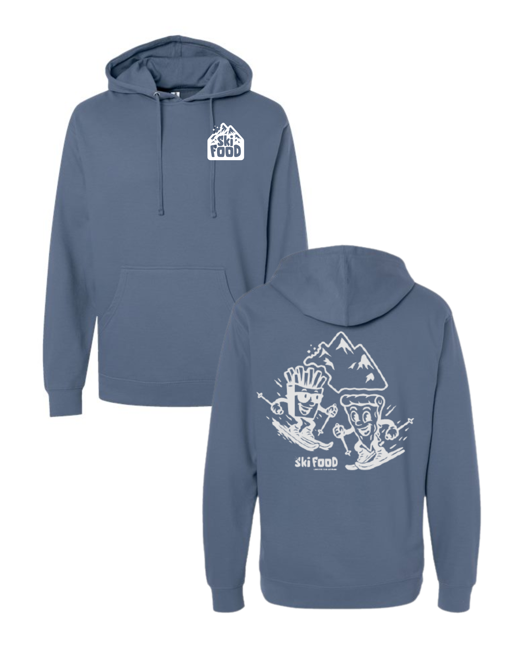 Cheesy Charley & Fred the Fry Hoodie – Adult
