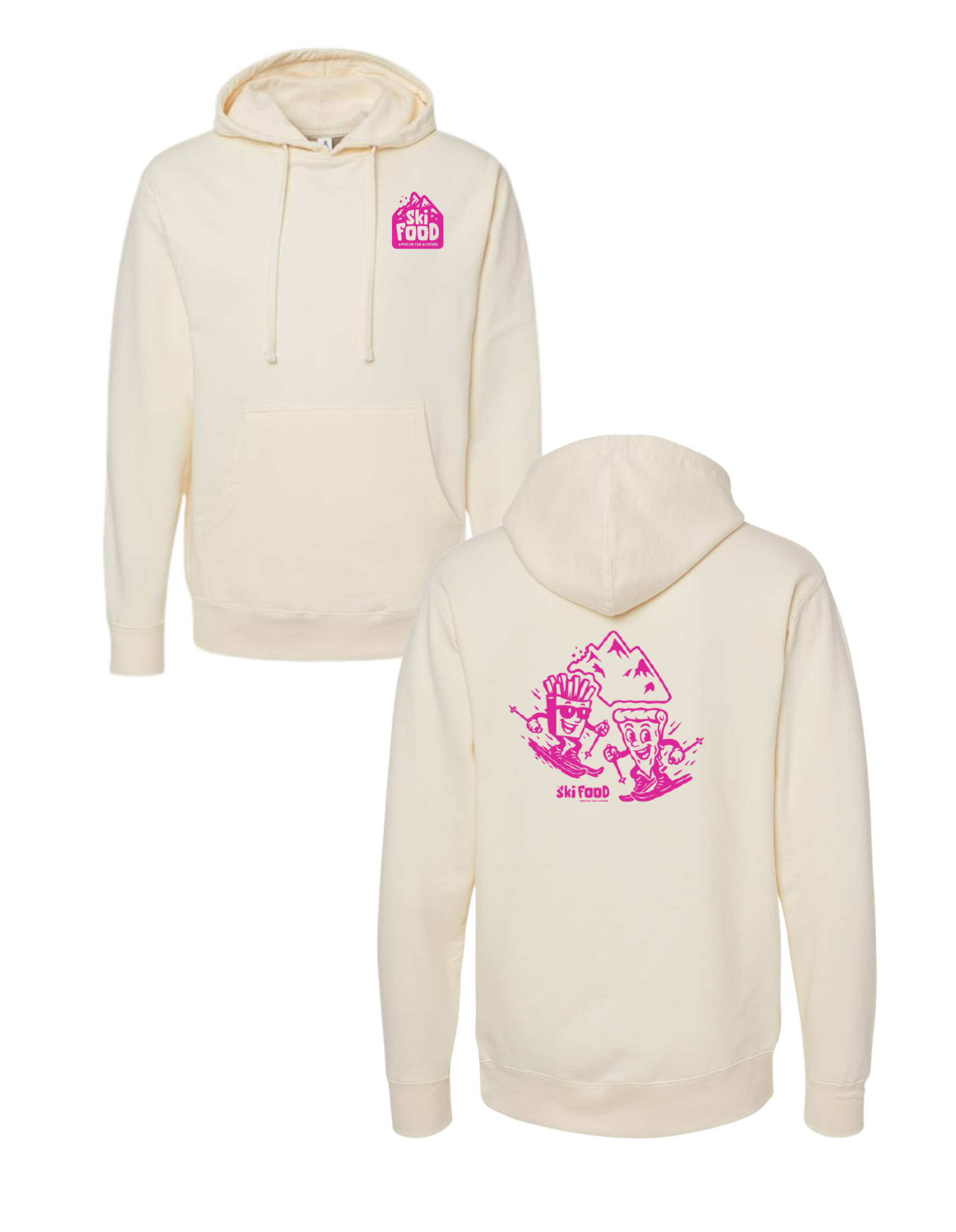 Cheesy Charley & Fred the Fry Hoodie – Adult