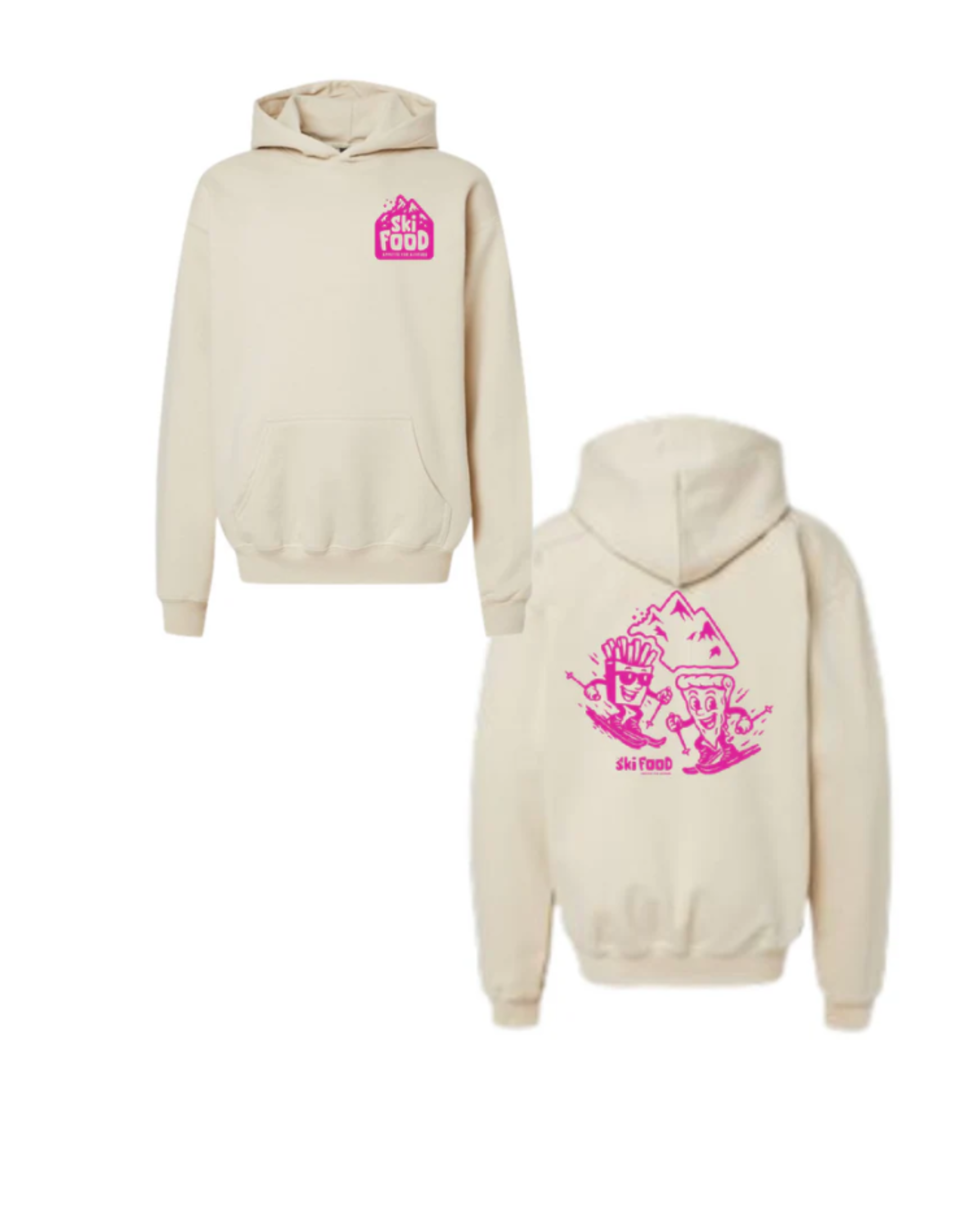 Cheesy Charley & Fred the Fry Hoodie – Youth